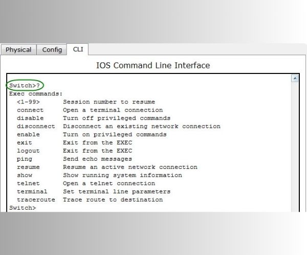 Lệnh cấu hình Switch Cisco